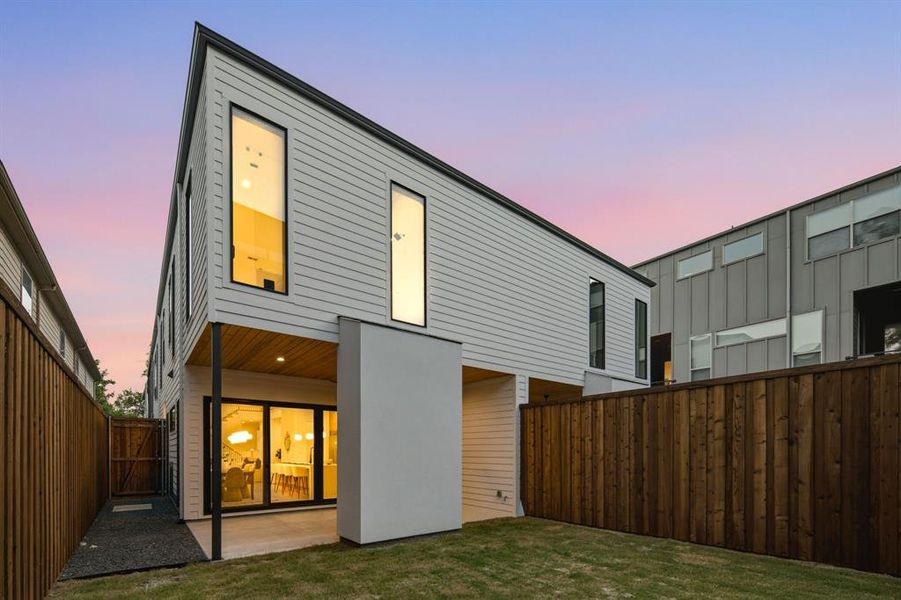 Exterior details and patio area of a home in , Dallas (Image 26). Exterior details and patio area of a home in , Dallas (Image 26).