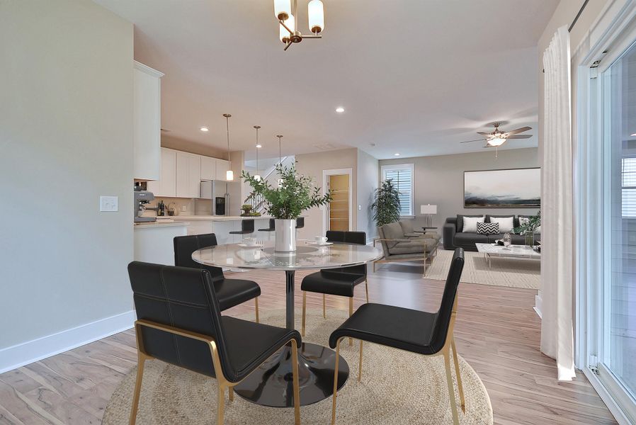 Furnished interior view inside a new home in Indigo Place, North Charleston (Image 5).