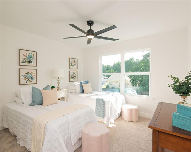 Furnished interior view inside a new home in , Snellville (Image 34).