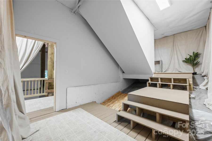 Unfinished basement space