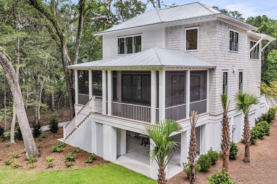 Front exterior of a new home in , Johns Island, SC, highlighting curb appeal (Image 22). Front exterior of a new home in , Johns Island, SC, highlighting curb appeal (Image 22).