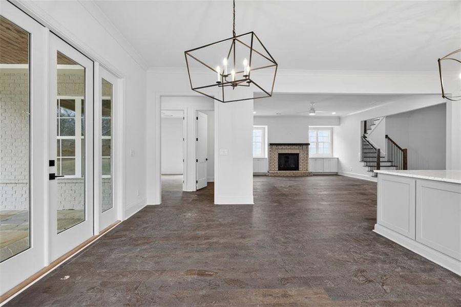 Spacious, unfurnished interior of a new home in , Suwanee (Image 51).