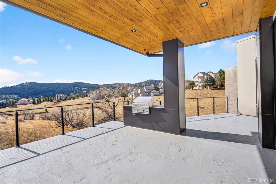 Exterior details and patio area of a home in , Golden (Image 22).