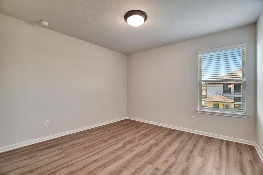 One of the 3 bedrooms upstairs.