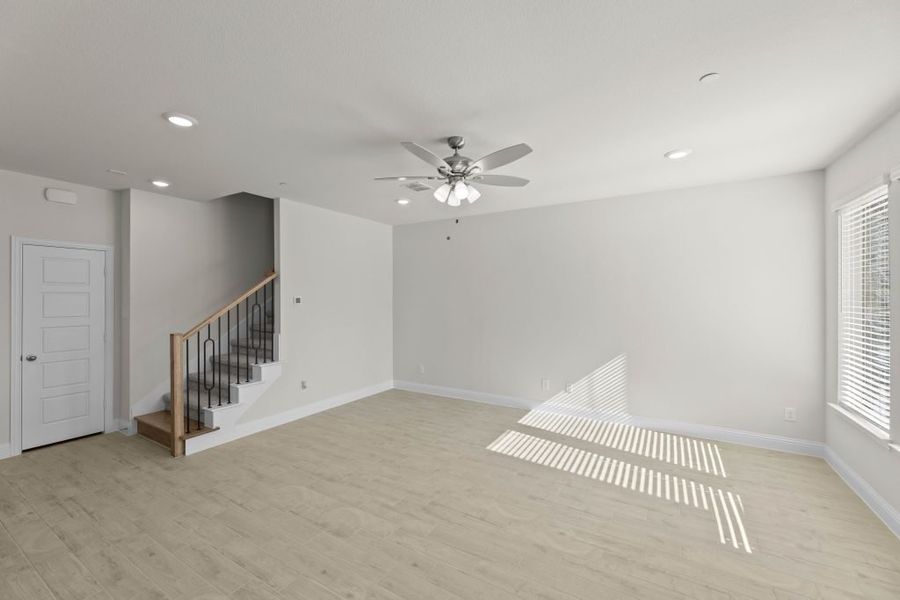 Representative exterior photo of a completed home built from the Whitney by Impression Homes in Timber Ridge, Corinth, TX (Image 12).