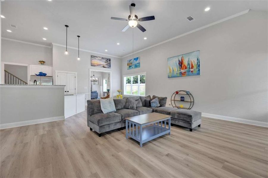 Furnished interior view inside a new home in , Monroe (Image 16).