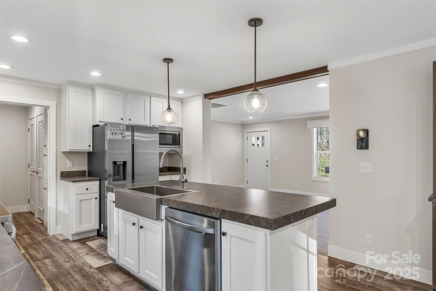 Furnished interior view inside a new home in , Weaverville (Image 5).