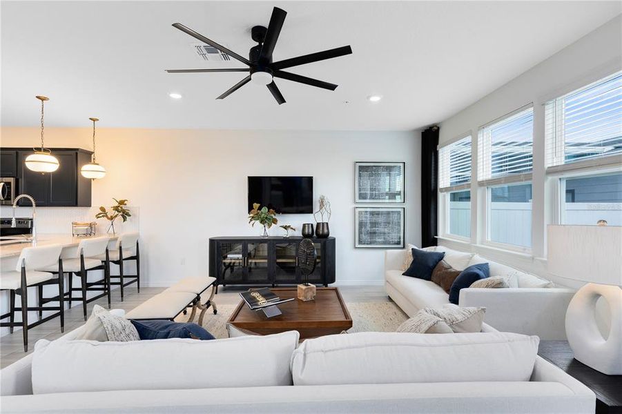 Furnished interior view inside a new home in EverBe, Orlando (Image 14). Furnished interior view inside a new home in EverBe, Orlando (Image 14).