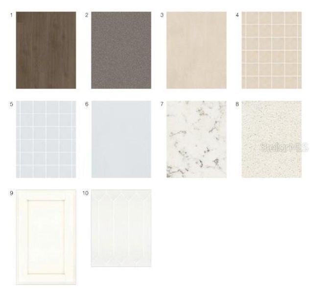 Sample of building materials used in homes in Windward Preserve, Cocoa (Image 11). Sample of building materials used in homes in Windward Preserve, Cocoa (Image 11).