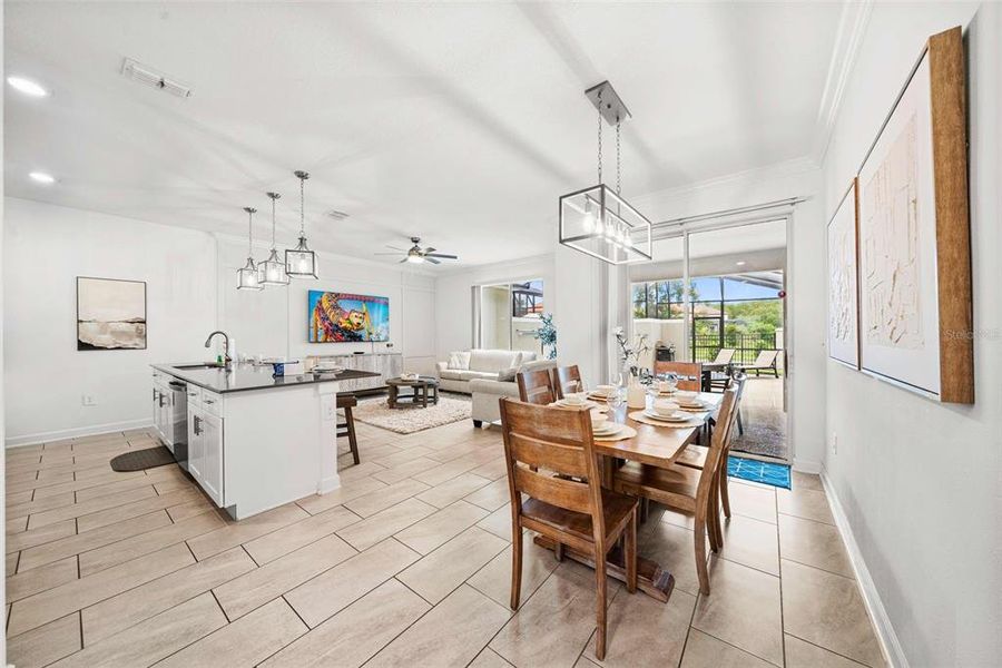 Furnished interior view inside a new home in , Kissimmee (Image 20). Furnished interior view inside a new home in , Kissimmee (Image 20).