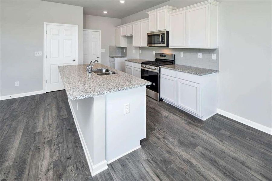 Furnished interior view inside a new home in Poplar Preserve, Newnan (Image 6). Furnished interior view inside a new home in Poplar Preserve, Newnan (Image 6).