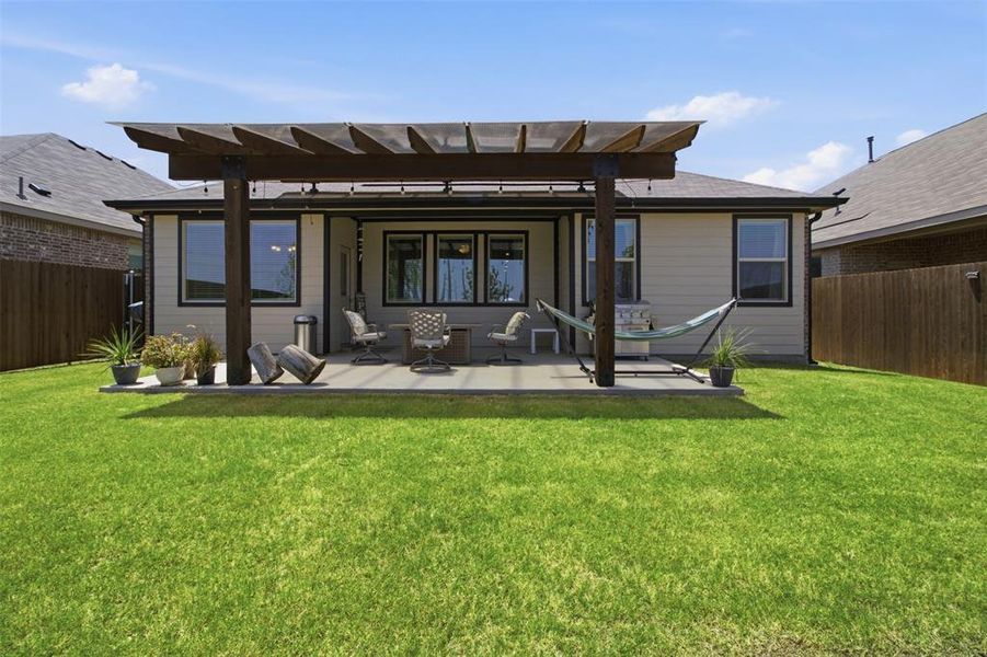 Exterior details and patio area of a home in Kings Ridge, Denton (Image 25). Exterior details and patio area of a home in Kings Ridge, Denton (Image 25).