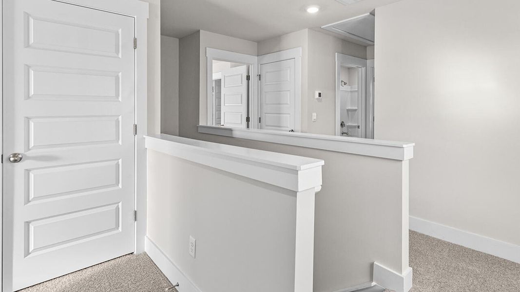 Furnished interior view inside a new home in Indigo Preserve, Leland (Image 11).
