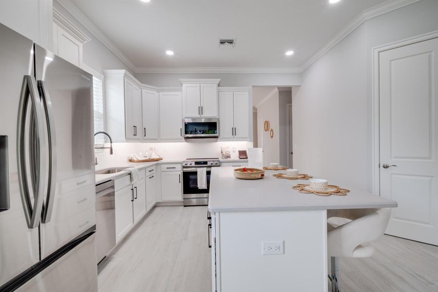 Furnished interior view inside a new home in , Vero Beach (Image 10). Furnished interior view inside a new home in , Vero Beach (Image 10).