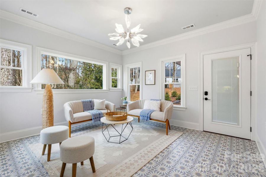 Furnished interior view inside a new home in , Rock Hill (Image 31).