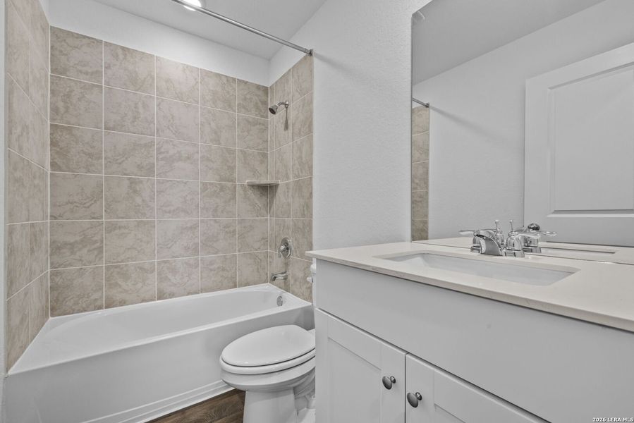 Furnished interior view inside a new home in Riverstone at Westpointe, San Antonio (Image 5).