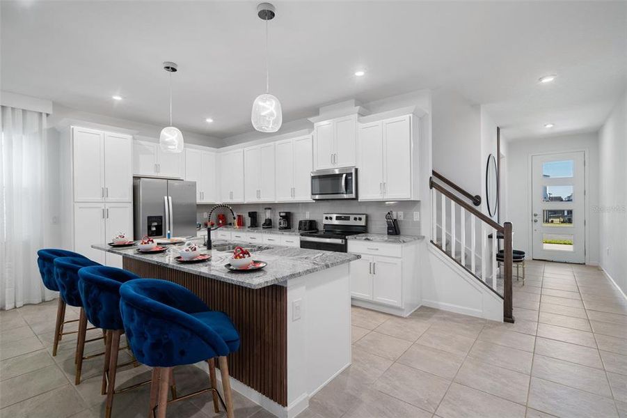 Furnished interior view inside a new home in , Kissimmee (Image 13). Furnished interior view inside a new home in , Kissimmee (Image 13).