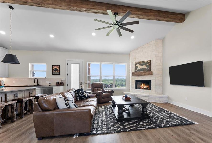 Furnished interior view inside a new home in , Hubbard (Image 4).