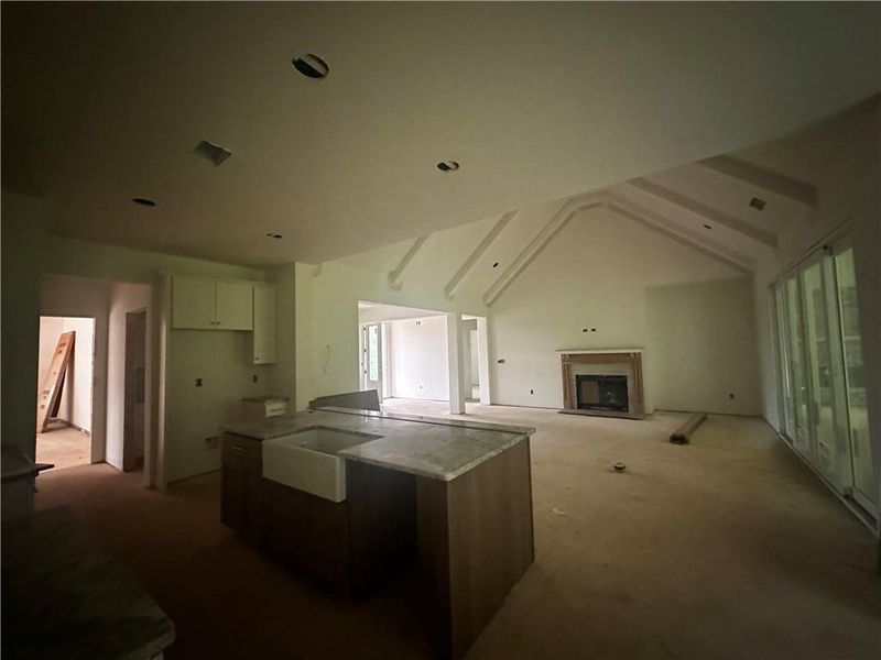 In-progress construction of a new home in , Monticello, GA (Image 6).