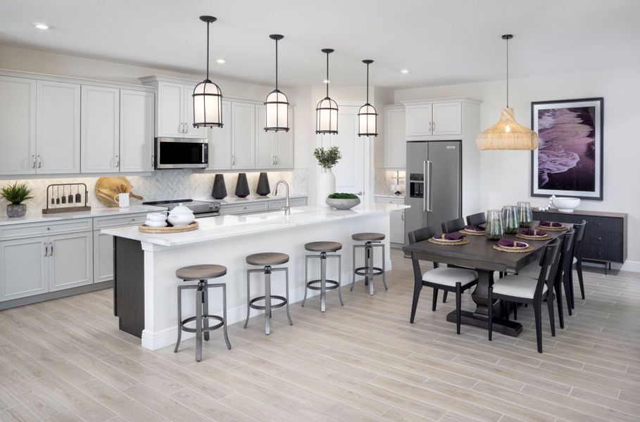 Representative furnished interior of a home built from the Oceana by Mattamy Homes in Avila, Jensen Beach (Image 5).