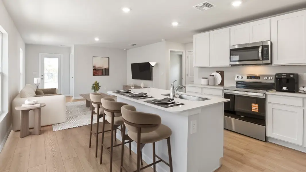 Furnished interior view inside a new home in Bentley Crossing, Fort Myers (Image 4).