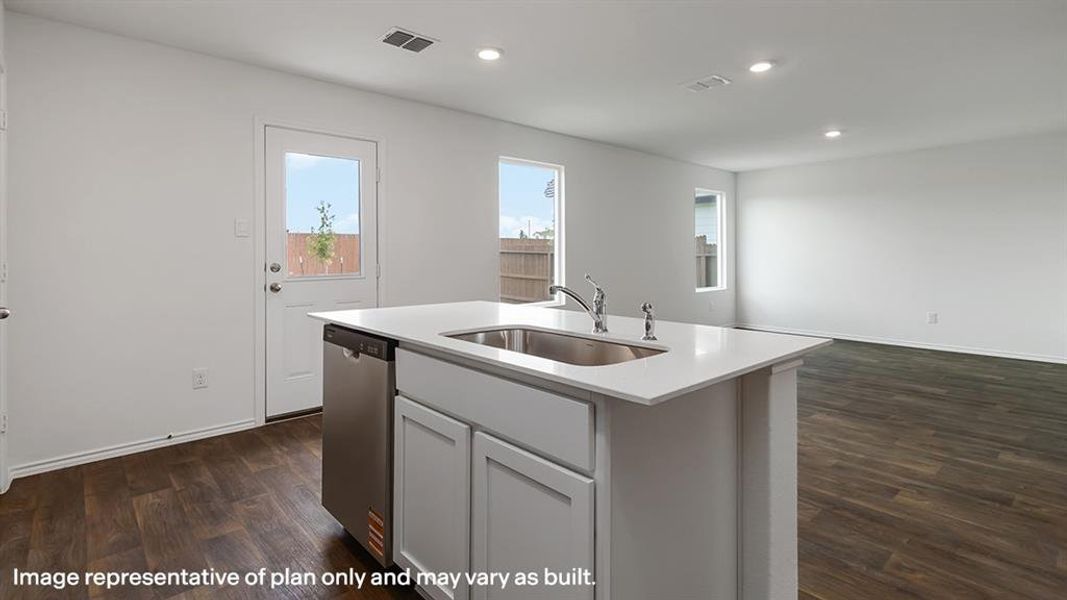 Furnished interior view inside a new home in California Meadows, Arlington (Image 4).