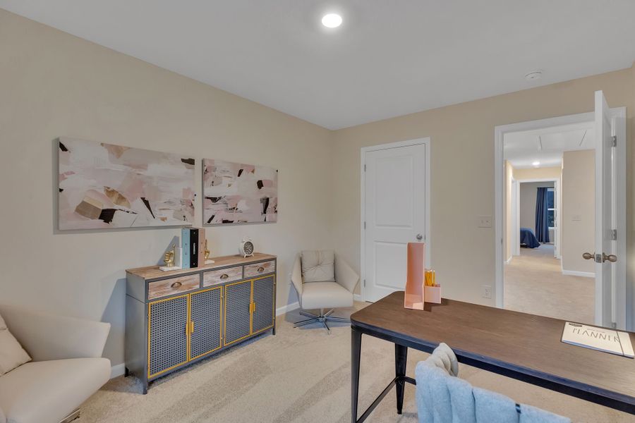 Representative furnished interior of a home built from the Elston by D.R. Horton in Johnson Farms, Greeneville (Image 21).