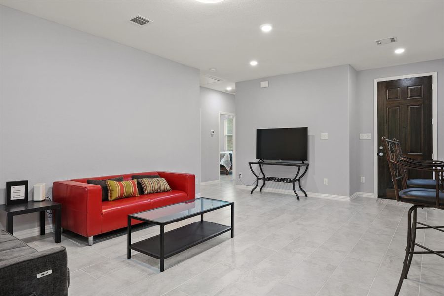 Furnished interior view inside a new home in , Texas City (Image 4). Furnished interior view inside a new home in , Texas City (Image 4).