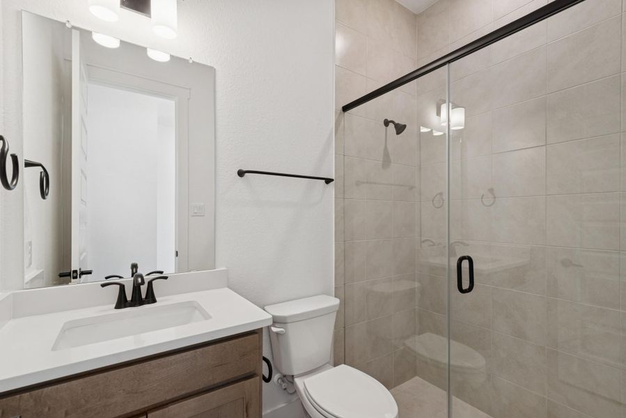 Furnished interior view inside a new home in , Katy (Image 10).