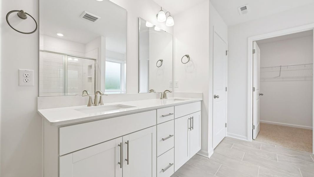Furnished interior view inside a new home in Kalas Falls, Wake Forest (Image 9).