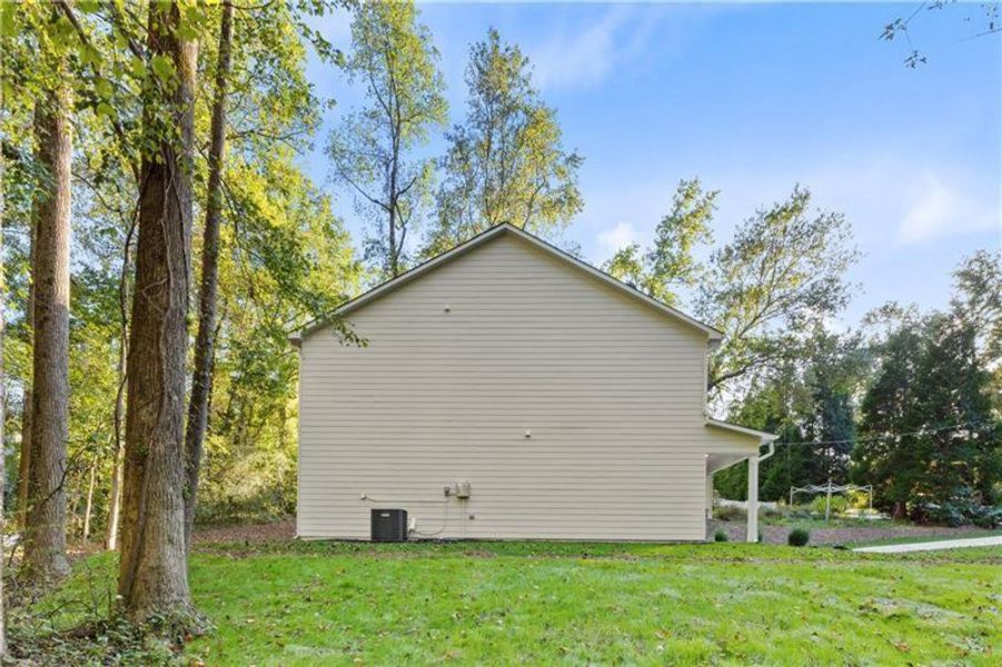 Exterior details and patio area of a home in , Buford (Image 3).