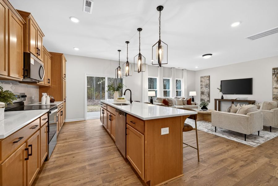 Furnished interior view inside a new home in Nathans Ridge, Lillington (Image 5).