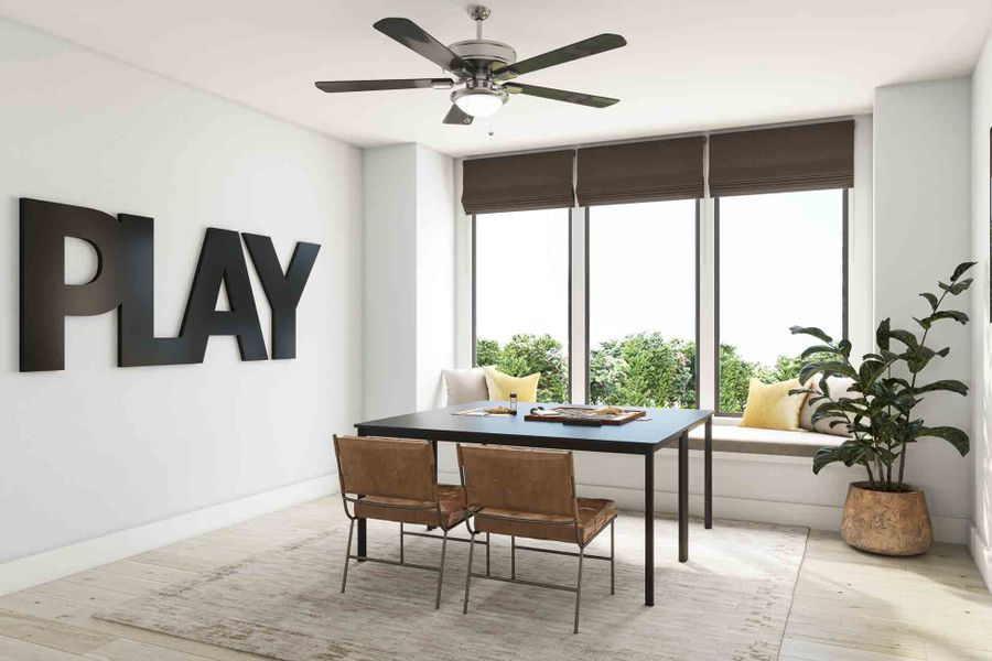 Furnished interior view inside a new home in The Arbor At Pecan Ridge, Fulshear (Image 17).