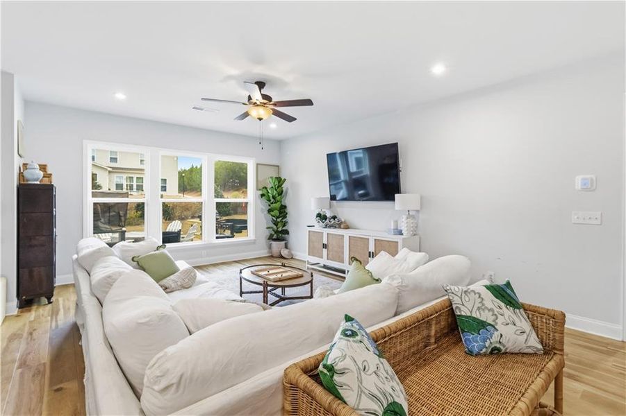 Furnished interior view inside a new home in Everton, Peachtree City (Image 17).