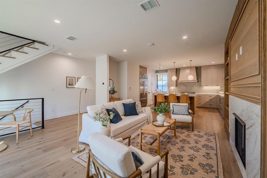 Furnished interior view inside a new home in , University Park (Image 12).