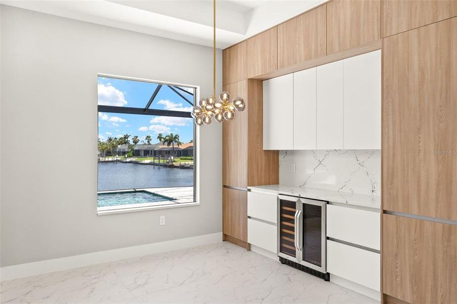 Dining Area W/ Bar / Wine Cooler