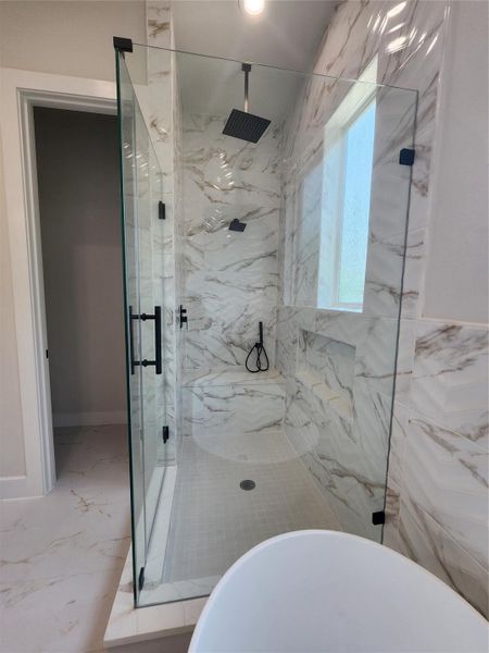Close-up of interior finishes inside a home in , Houston (Image 13).