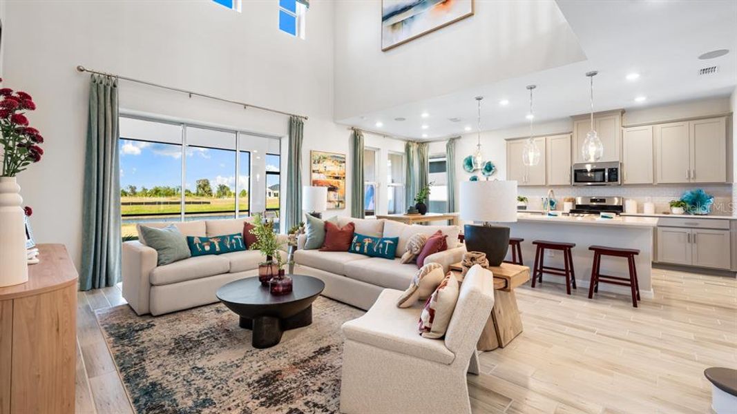 Furnished interior view inside a new home in Firethorn, Parrish (Image 8).