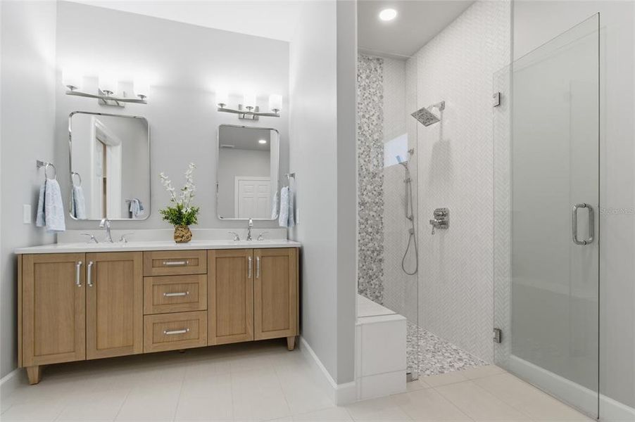 Furnished interior view inside a new home in , St. Petersburg (Image 19).