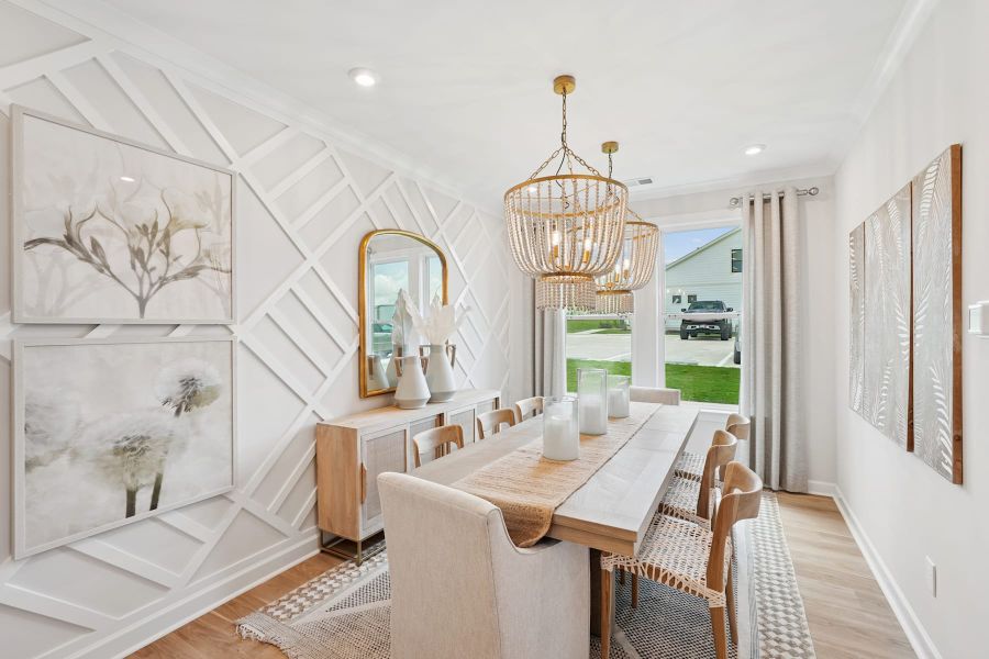 Representative furnished interior of a home built from the Oak Haven by Tri Pointe Homes in Altis At Serenity, Fuquay Varina (Image 13).