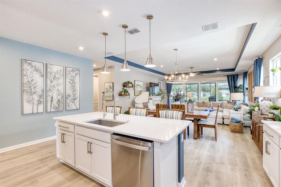 Furnished interior view inside a new home in , Deland (Image 16).