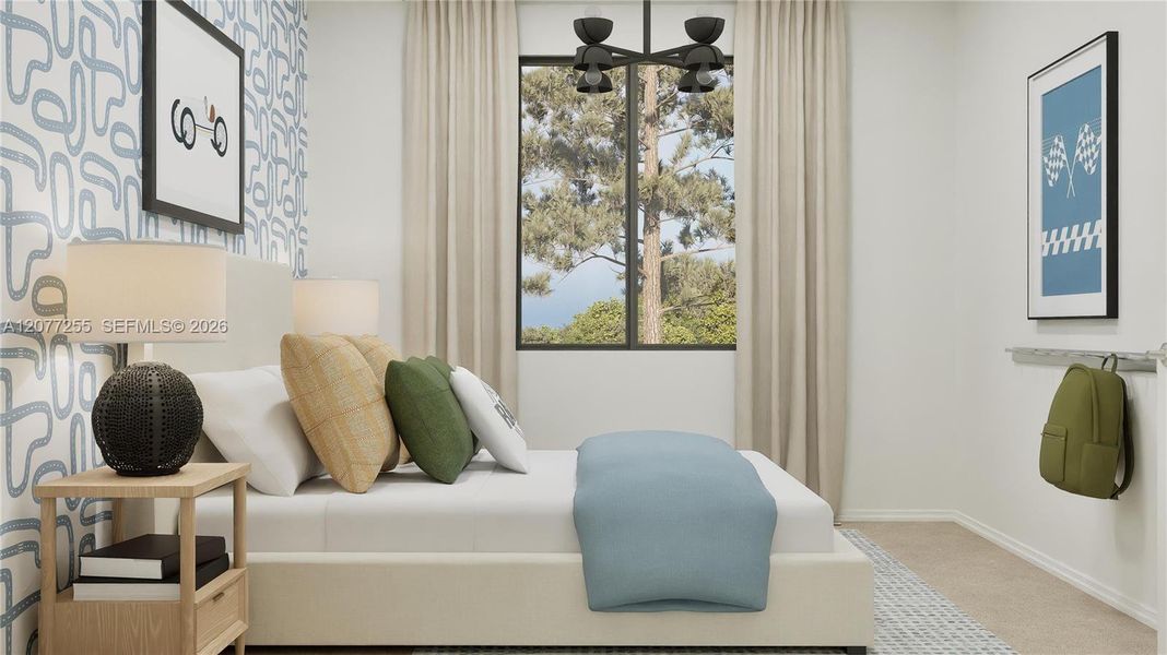 Furnished interior view inside a new home in Sunscapes, Florida City (Image 15). Furnished interior view inside a new home in Sunscapes, Florida City (Image 15).