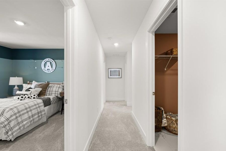 Furnished interior view inside a new home in Wellington Estates, Madison (Image 19). Furnished interior view inside a new home in Wellington Estates, Madison (Image 19).