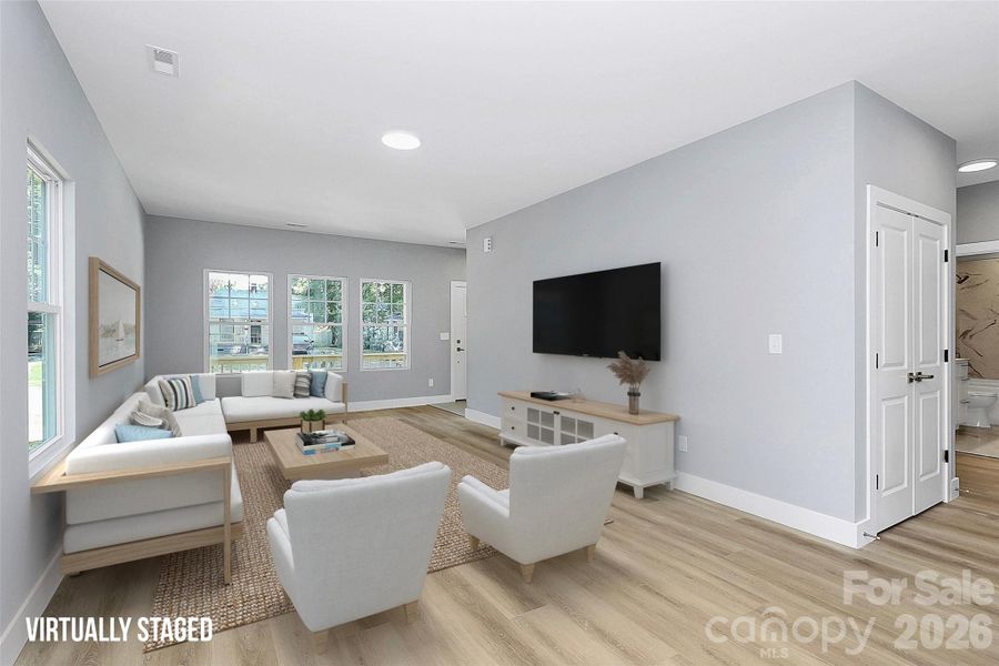 Furnished interior view inside a new home in , Rock Hill (Image 5). Furnished interior view inside a new home in , Rock Hill (Image 5).