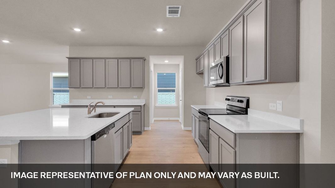 Furnished interior view inside a new home in Thunder Rock, Marble Falls (Image 4).