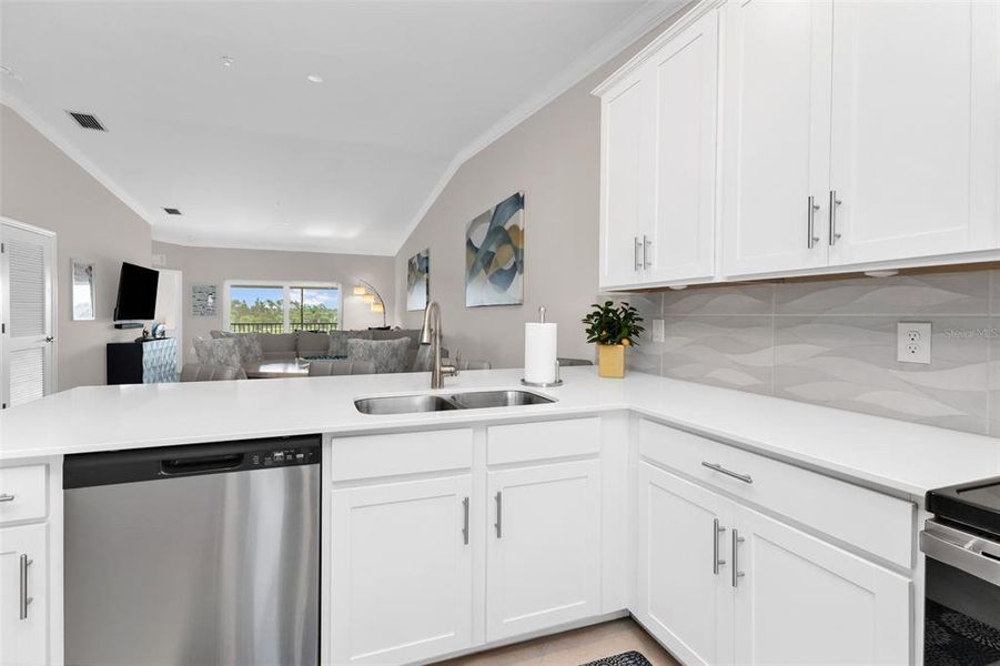 Furnished interior view inside a new home in , Punta Gorda (Image 10).