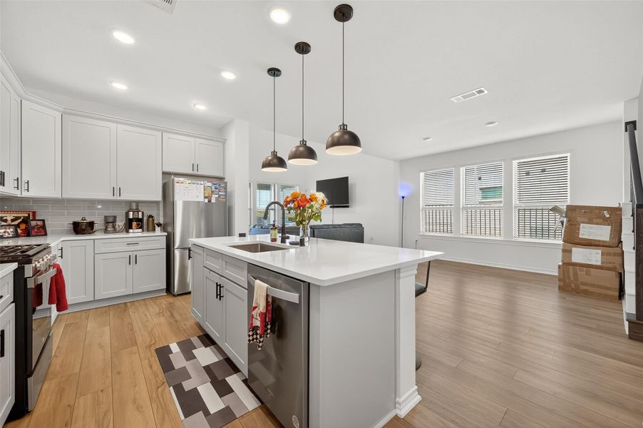 Furnished interior view inside a new home in Sunterra, Katy (Image 5).