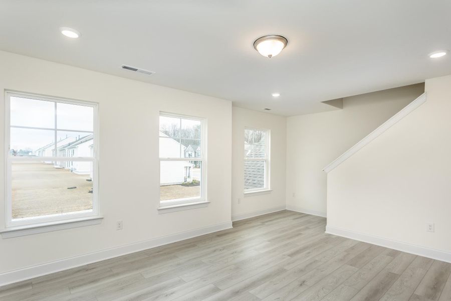 Spacious, unfurnished interior of a new home in Ford Meadows, Garner (Image 23). Spacious, unfurnished interior of a new home in Ford Meadows, Garner (Image 23).