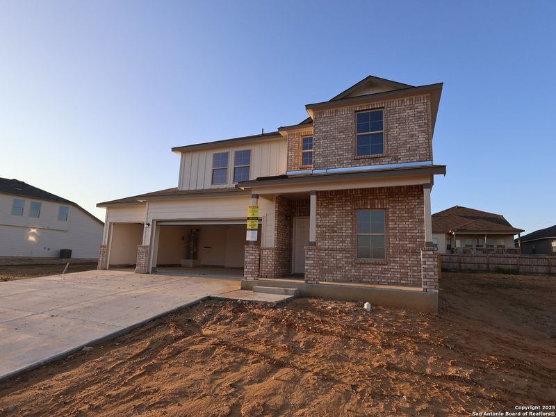 In-progress construction of a new home in Greenspoint Heights, Seguin, TX (Image 22).