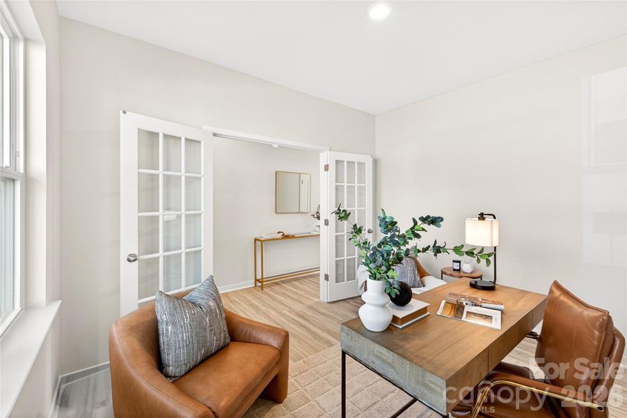 Furnished interior view inside a new home in The Falls at Newton, Newton (Image 4).